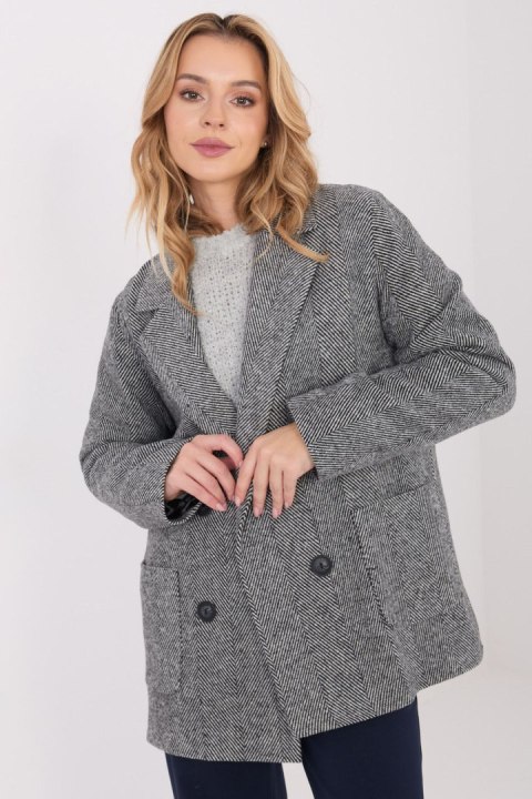 Marynarka Model LK-MA-510036.03 Black/White - Lakerta Lakerta