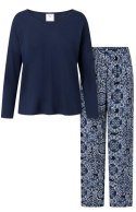 Piżama Damska Model Moon Vibes Navy - Momenti Per Me Momenti Per Me