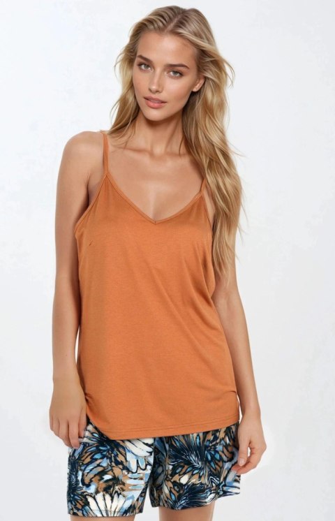 Piżama Damska Model Mysthic Rytm Carmel - Momenti Per Me Momenti Per Me