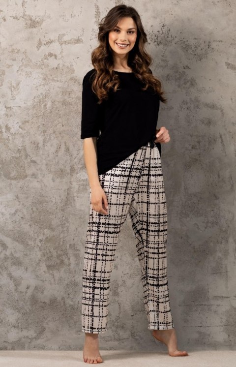 Piżama Damska Model Timeless Sand - Momenti Per Me Momenti Per Me