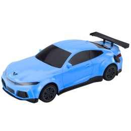 Samochód Sportowy Elektryczny Zdalnie Sterowany Stacja Ładująca Niebieski LEAN Toys