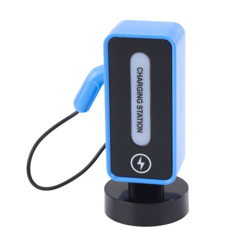 Samochód Sportowy Elektryczny Zdalnie Sterowany Stacja Ładująca Niebieski LEAN Toys