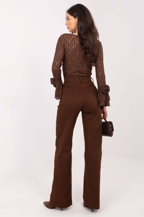 Spodnie Jeansy Damski Model LK-SP-510106.14P Brown - Lakerta Lakerta