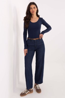 Spodnie Jeansy Damskie Model D80038BB62630D311 Navy - Sublevel Sublevel