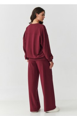 Spodnie Komplet Model M890 Bordo - Makadamia Makadamia