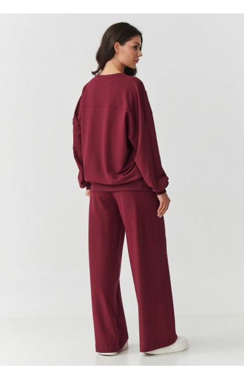 Spodnie Komplet Model M890 Bordo - Makadamia Makadamia