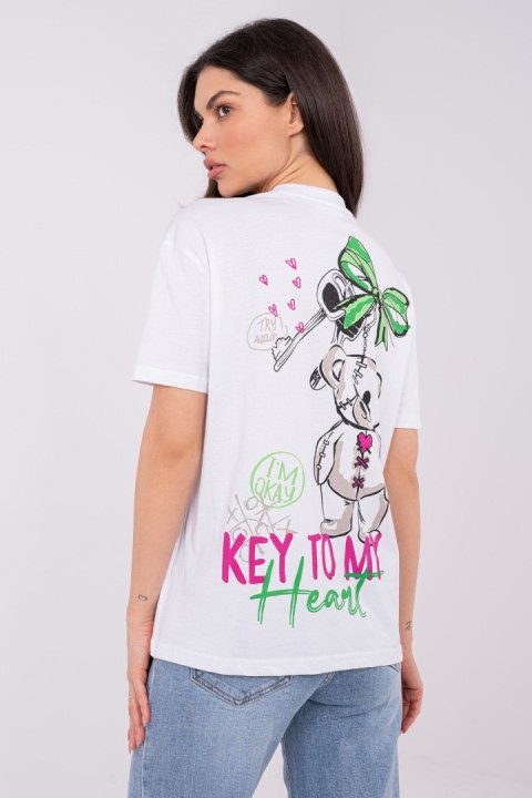 Tshirt Damski Model D12022AH02645Y White - Sublevel Sublevel