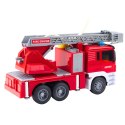 Wóz Strażacki Z Wysięgnikiem Straż Pożarna Napęd Lanie Wody Światła Dźwięki LEAN Toys