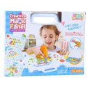 Zestaw Puzzle Klocki Edukacyjne z Wkrętarką Dla Dzieci Walizka 151 el. LEAN Toys