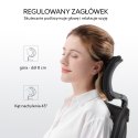 Fotel ergonomiczny ANGEL biurowy obrotowy eurOpa plus z podnóżkiem ANGEL