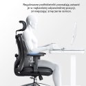 Fotel ergonomiczny ANGEL biurowy obrotowy eurOpa plus z podnóżkiem ANGEL