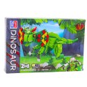 Klocki Konstrukcyjne Dinozaur Dilophosaurus Zielony 269 el. LEAN Toys