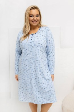 Koszula Nocna Plus Size Model DU-KN-FP-604.10 Light Blue - Forever Pink Forever Pink
