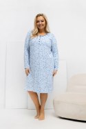 Koszula Nocna Plus Size Model DU-KN-FP-604.10 Light Blue - Forever Pink Forever Pink