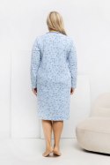 Koszula Nocna Plus Size Model DU-KN-FP-604.10 Light Blue - Forever Pink Forever Pink
