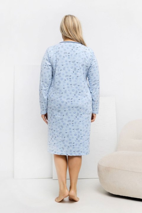 Koszula Nocna Plus Size Model DU-KN-FP-604.10 Light Blue - Forever Pink Forever Pink