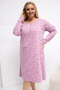 Koszula Nocna Plus Size Model DU-KN-FP-607.04P Dark Pink - Forever Pink Forever Pink