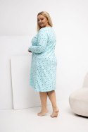 Koszula Nocna Plus Size Model DU-KN-FP-607.04P Mint - Forever Pink Forever Pink