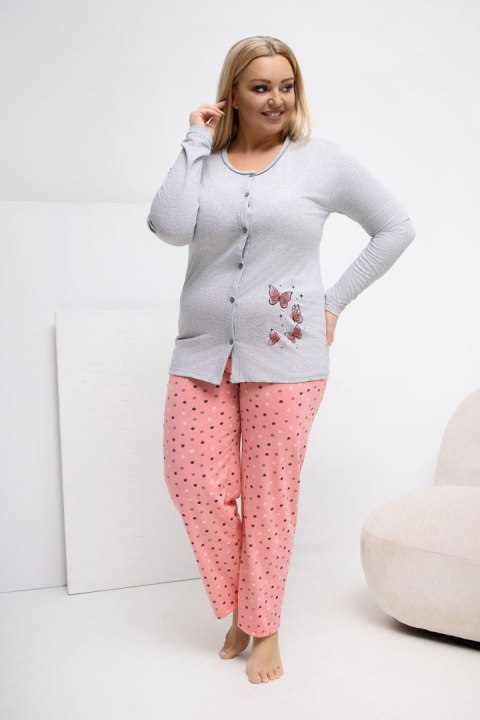 Piżama Damska Model DU-PI-FP-509.99P Grey - Forever Pink Forever Pink