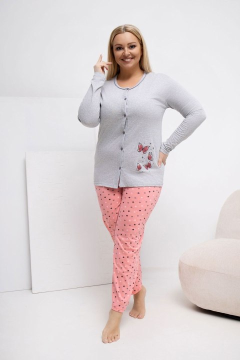 Piżama Damska Model DU-PI-FP-509.99P Grey - Forever Pink Forever Pink