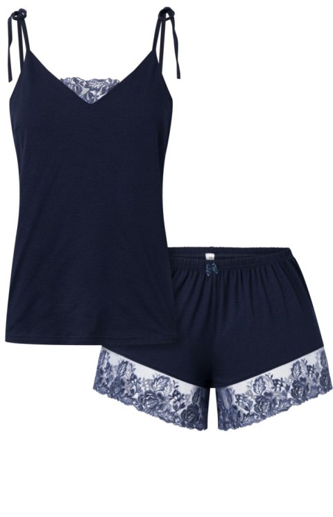Piżama Damska Model Daphne Navy - Momenti Per Me Momenti Per Me