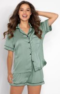 Piżama Damska Model Vintage Style Sage - Momenti Per Me Momenti Per Me