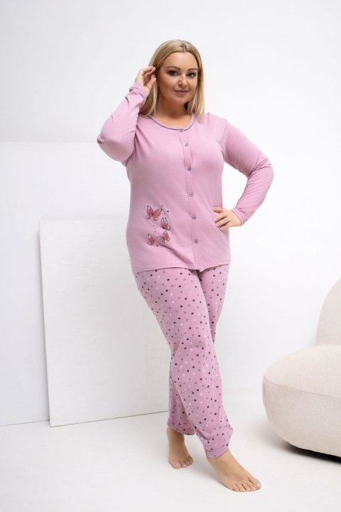 Piżama Damska Plus Size Model DU-PI-FP-509.99P Dark Pink - Forever Pink Forever Pink