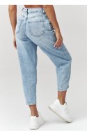 Spodnie Jeansy Damskie Model C31 Denim - Makadamia Makadamia
