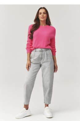 Spodnie Jeansy Damskie Model C31 Grey - Makadamia Makadamia
