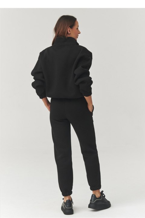 Spodnie Komplet Model A13 Black - Makadamia Makadamia