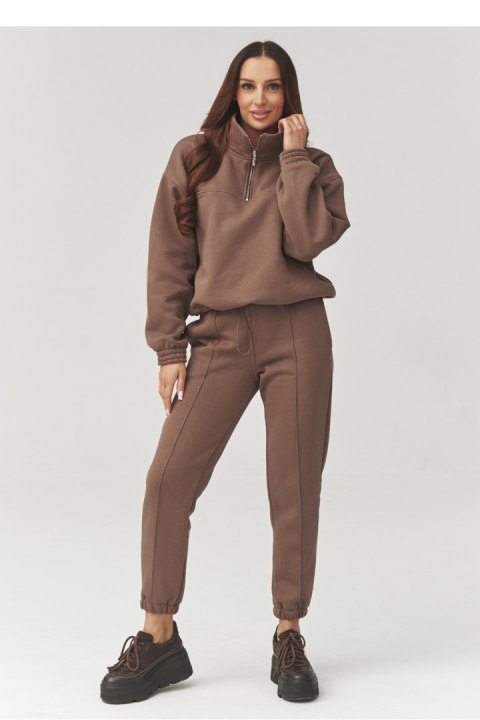 Spodnie Komplet Model A13 Mocca - Makadamia Makadamia