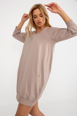 Sukienka Model RV-SK-7203.35P Dark Beige - BFG BFG