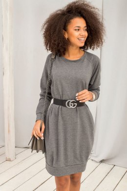 Sukienka Model RV-TU-5184.93P Dark Grey - BFG BFG