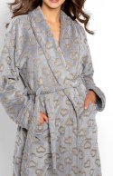 Szlafrok Damski Model Zoe Grey - Momenti Per Me Momenti Per Me