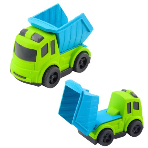 Zestaw Pojazdów Budowlanych Autka Ciężarówka Wywrotka Koparka BIO Plastik LEAN Toys