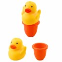 Zestaw Zabawki Do Kąpieli Kaczuszka Dozownik Mydła Kubeczek Niebieski LEAN Toys