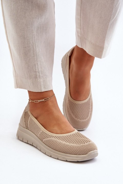 Baleriny Model Aviaba 24TX02-7656 Beige - Step in style Step in style
