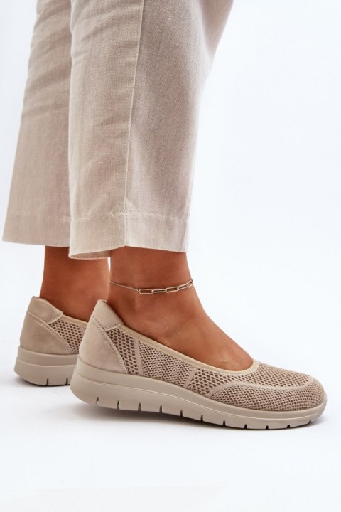 Baleriny Model Aviaba 24TX02-7656 Beige - Step in style Step in style