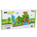 Klocki Magnetyczne Konstrukcyjne Kostki Kwadratowy Świat 3D 114 el. LEAN Toys