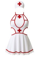 Kostium Model Sexy Nurse 218751 White/Red - Pure Sin Pure Sin