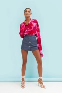Koszula Damska Model Maddie Satyna 490082519 Very Pink - LaBalancia LaBalancia