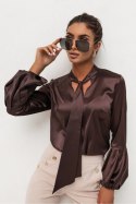 Koszula Damska Model Vivienne 490085107 Brown - LaBalancia LaBalancia