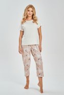 Piżama Damska Model Fiora 3539 Wanilia - Taro Taro