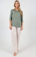 Piżama Damska Model Forest Whispers Green - Momenti Per Me Momenti Per Me