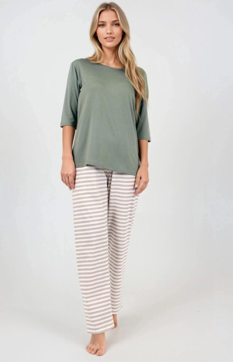 Piżama Damska Model Forest Whispers Green - Momenti Per Me Momenti Per Me