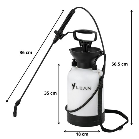 Ręczny Opryskiwacz Ciśnieniowy Do Podlewania Nawożenia Opryskiwania LEAN 3L LEAN