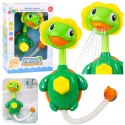 Zabawka Do Kąpieli Żółw Z Rybką Fontanna Prysznic Przyssawki LEAN Toys