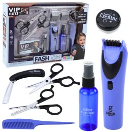Zestaw Małego Barbera Fryzjer Maszynka Nożyczki Akcesoria 10 el. LEAN Toys
