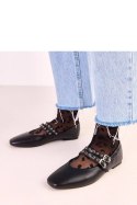 Baleriny Model Alfira Q2572 Black - Solea Solea
