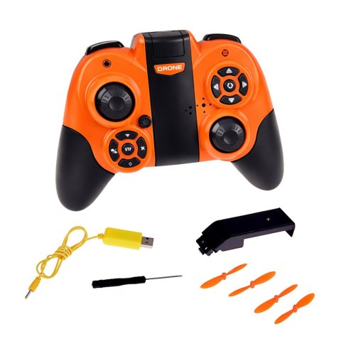 Dron Zdalnie Sterowany RC Latający Quadcopter Światła LED Aplikacja LEAN Toys